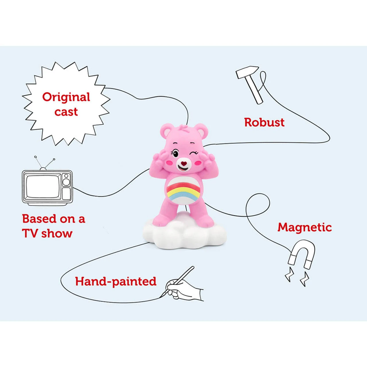 Tonies Care Bears - Cheer Bear 3 Tonies Care Bears - Cheer Bear - Image 3