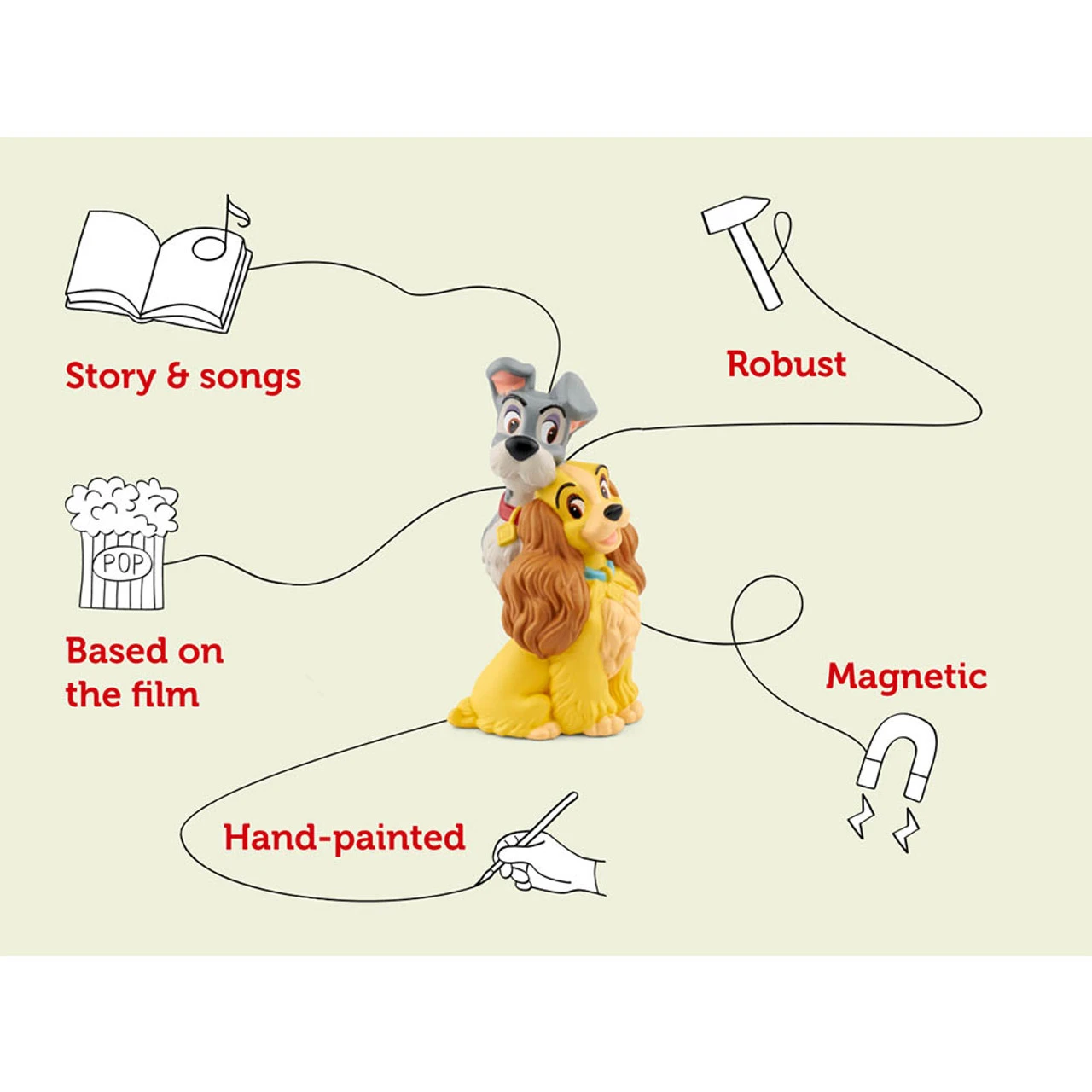 Tonies Disney - Lady And The Tramp 3 Tonies Disney - Lady And The Tramp - Image 3